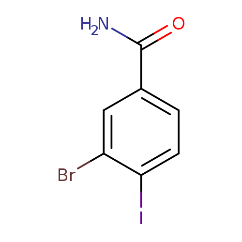3-bromo-4-iodobenzamide