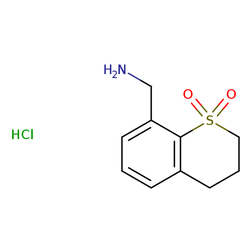 8-(aminomethyl)-3,4-dihydro-2H-1lambda6-benzothiopyran-1,1-dionehydrochloride