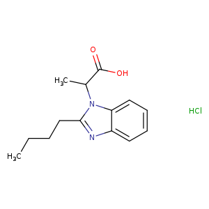 2-(2-Butyl-1h-benzimidazol-1-yl)propanoic acid hydrochloride