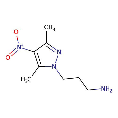3-(3,5-dimethyl-4-nitro-1H-pyrazol-1-yl)propan-1-amine