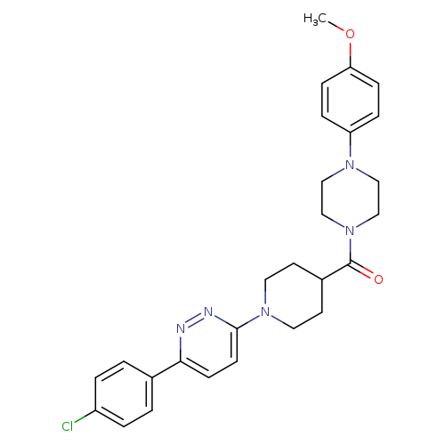 3-(4-chlorophenyl)-6-{4-[4-(4-methoxyphenyl)piperazine-1-carbonyl]piperidin-1-yl}pyridazine