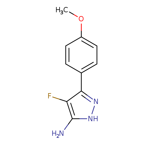 4-fluoro-3-(4-methoxyphenyl)-1H-pyrazol-5-amine