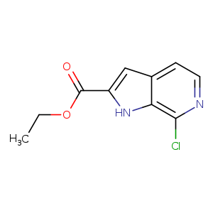 Ethyl 7-chloro-1H-pyrrolo[2,3-c]pyridine-2-carboxylate