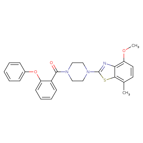 4-methoxy-7-methyl-2-[4-(2-phenoxybenzoyl)piperazin-1-yl]-1,3-benzothiazole