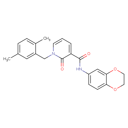 N-(2,3-dihydro-1,4-benzodioxin-6-yl)-1-[(2,5-dimethylphenyl)methyl]-2-oxo-1,2-dihydropyridine-3-carboxamide