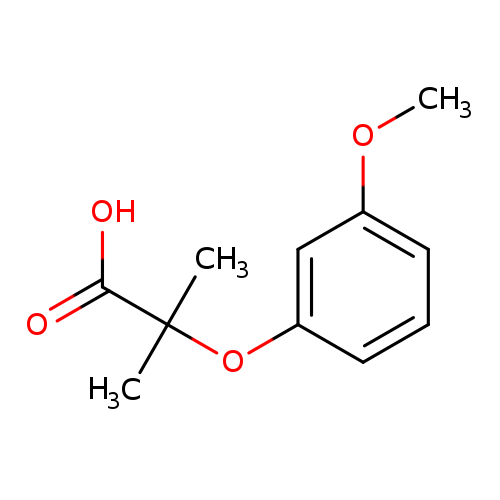2-(3-Methoxyphenoxy)-2-methylpropanoic acid