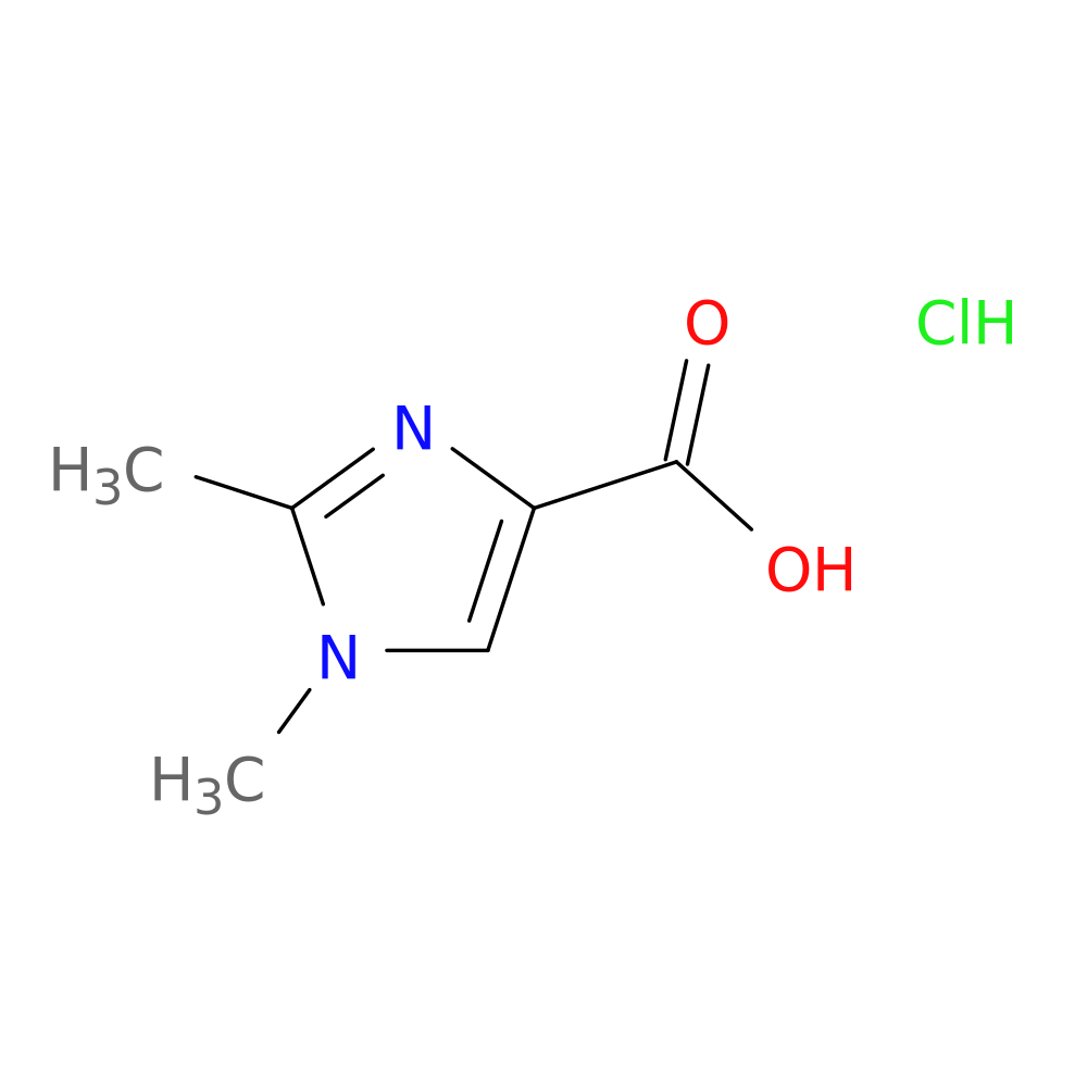 1,2-dimethyl-1H-imidazole-4-carboxylic acid hydrochloride