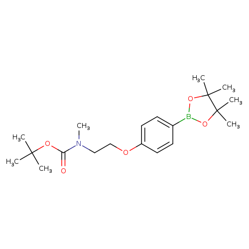Methyl-{2-[4-(4,4,5,5-tetramethyl-[1,3,2]dioxaborolan-2-yl)-phenoxy-]-ethyl}-carbamic acid tert-butyl ester