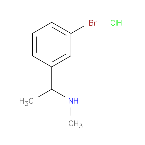 1-(3-Bromophenyl)-N-methylethanaminehydrochloride