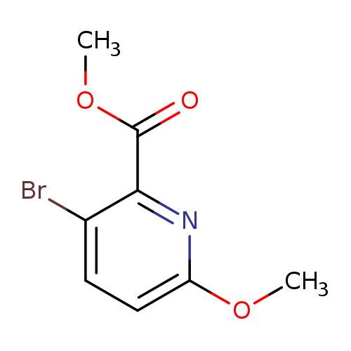 2-Pyridinecarboxylic acid, 3-bromo-6-methoxy-, methyl ester