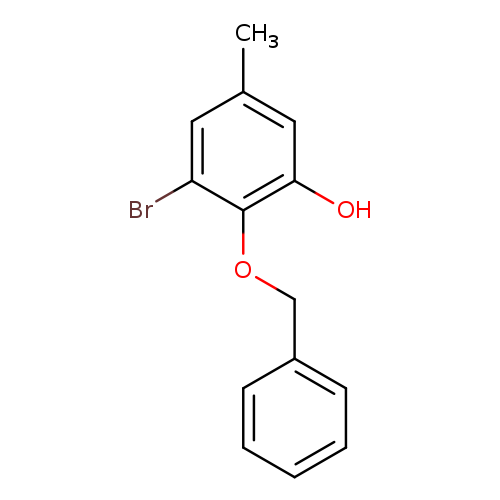 2-(benzyloxy)-3-bromo-5-methylphenol