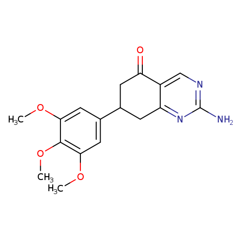 2-Amino-7-(3,4,5-trimethoxyphenyl)-7,8-dihydroquinazolin-5(6h)-one