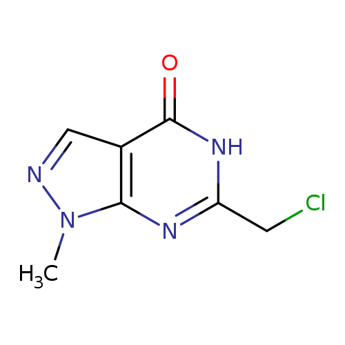 6-(Chloromethyl)-1-methyl-1,5-dihydro-4h-pyrazolo[3,4-d]pyrimidin-4-one