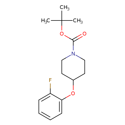 TERT-BUTYL-4-(2-FLUOROPHENOXY)PIPERIDINE-1-CARBOXYLATE