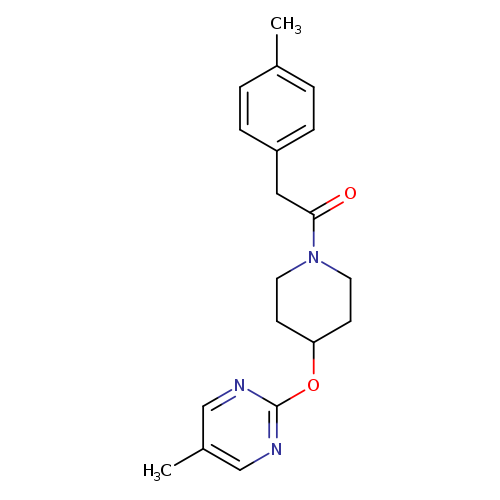2-(4-methylphenyl)-1-{4-[(5-methylpyrimidin-2-yl)oxy]piperidin-1-yl}ethan-1-one