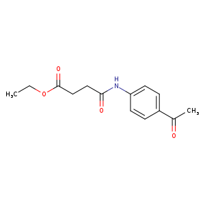 ethyl 3-[(4-acetylphenyl)carbamoyl]propanoate