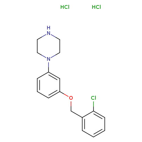 1-{3-[(2-chlorophenyl)methoxy]phenyl}piperazine dihydrochloride