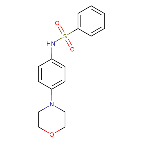 N-[4-(morpholin-4-yl)phenyl]benzenesulfonamide