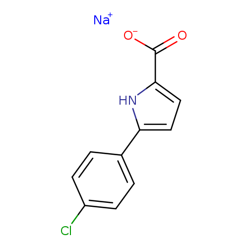 sodium 5-(4-chlorophenyl)-1H-pyrrole-2-carboxylate