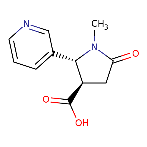 1-methyl-5-oxo-2-(pyridin-3-yl)pyrrolidine-3-carboxylic acid, trans