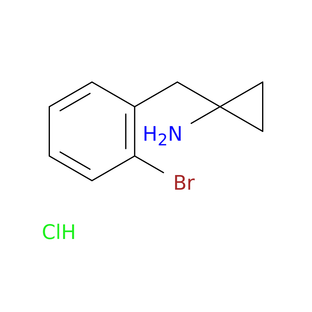 1-[(2-Bromophenyl)methyl]cyclopropan-1-amine hydrochloride