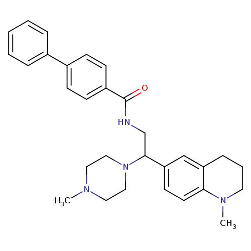 N-[2-(1-methyl-1,2,3,4-tetrahydroquinolin-6-yl)-2-(4-methylpiperazin-1-yl)ethyl]-[1,1'-biphenyl]-4-carboxamide