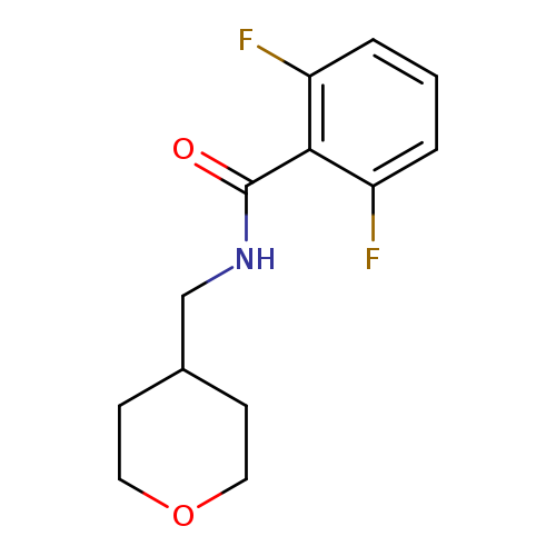 2,6-difluoro-N-[(oxan-4-yl)methyl]benzamide