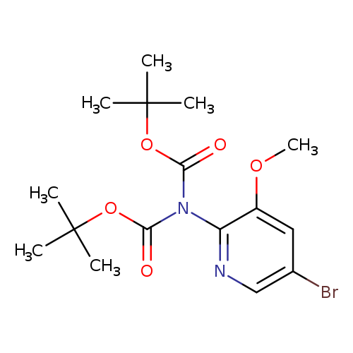 5-Bromo-2-(bis(tert-butoxycarbonyl)amino)-3-methoxypyridine