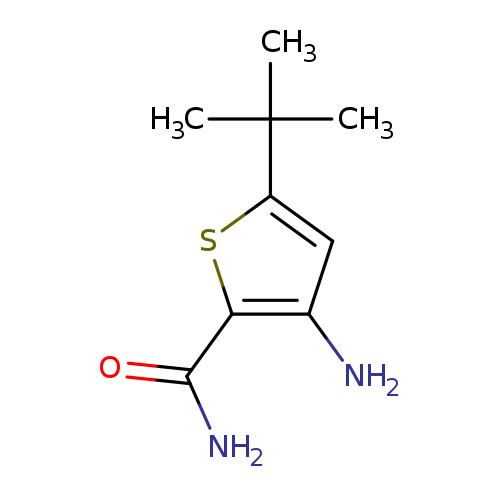 2-Thiophenecarboxamide, 3-amino-5-(1,1-dimethylethyl)-