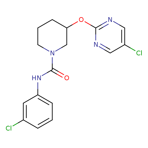 N-(3-chlorophenyl)-3-[(5-chloropyrimidin-2-yl)oxy]piperidine-1-carboxamide