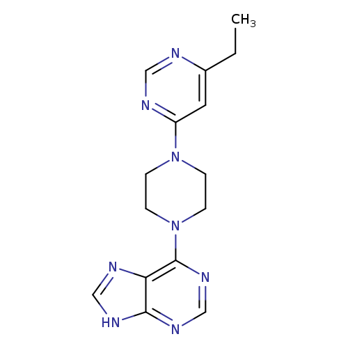 6-[4-(6-ethylpyrimidin-4-yl)piperazin-1-yl]-9H-purine