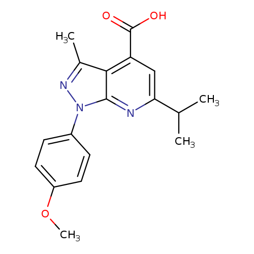 6-Isopropyl-1-(4-methoxyphenyl)-3-methyl-1H-pyrazolo[3,4-b]pyridine-4-carboxylic acid