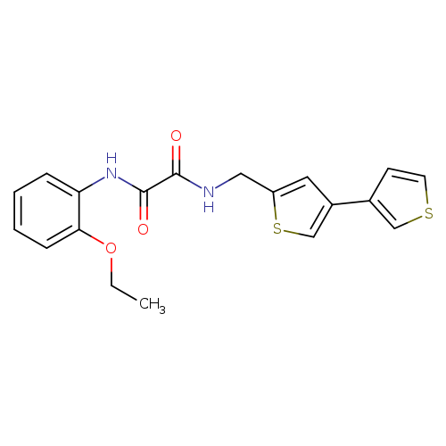 N-({[3,3'-bithiophene]-5-yl}methyl)-N'-(2-ethoxyphenyl)ethanediamide
