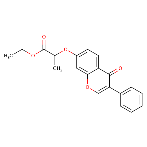Ethyl 2-[(4-oxo-3-phenyl-4H-chromen-7-yl)oxy]propionate