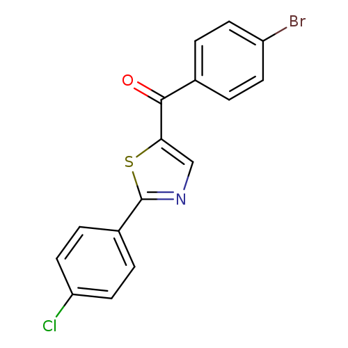 5-(4-bromobenzoyl)-2-(4-chlorophenyl)-1,3-thiazole