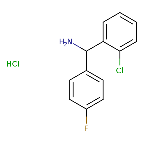 (2-chlorophenyl)(4-fluorophenyl)methanamine hydrochloride