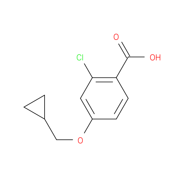 2-Chloro-4-(cyclopropylmethoxy)benzoic acid