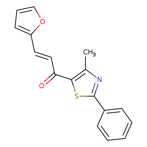 (2E)-3-(furan-2-yl)-1-(4-methyl-2-phenyl-1,3-thiazol-5-yl)prop-2-en-1-one