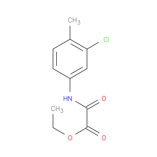 Ethyl [(3-chloro-4-methylphenyl)carbamoyl]formate
