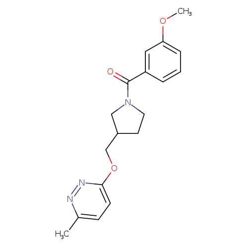 3-{[1-(3-methoxybenzoyl)pyrrolidin-3-yl]methoxy}-6-methylpyridazine
