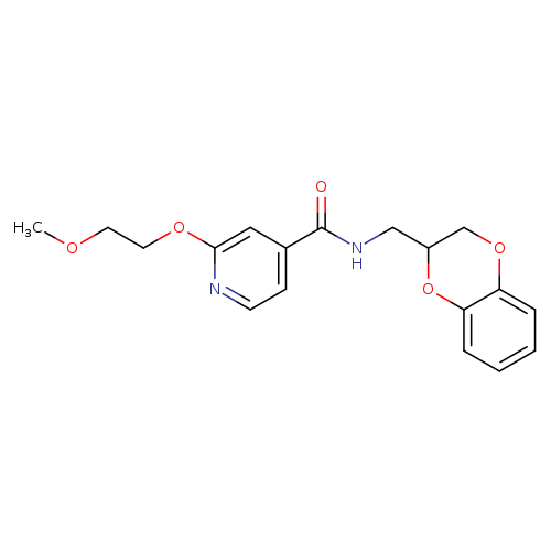 N-[(2,3-dihydro-1,4-benzodioxin-2-yl)methyl]-2-(2-methoxyethoxy)pyridine-4-carboxamide