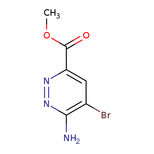 methyl 6-amino-5-bromopyridazine-3-carboxylate