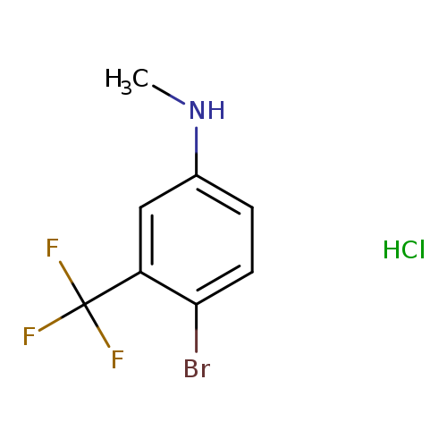 4-bromo-N-methyl-3-(trifluoromethyl)anilinehydrochloride