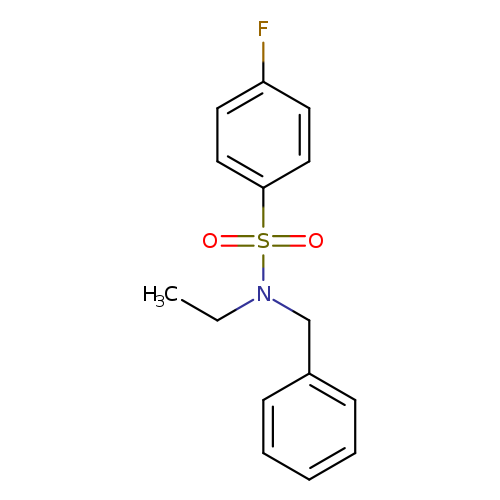 N-benzyl-N-ethyl-4-fluorobenzenesulfonamide