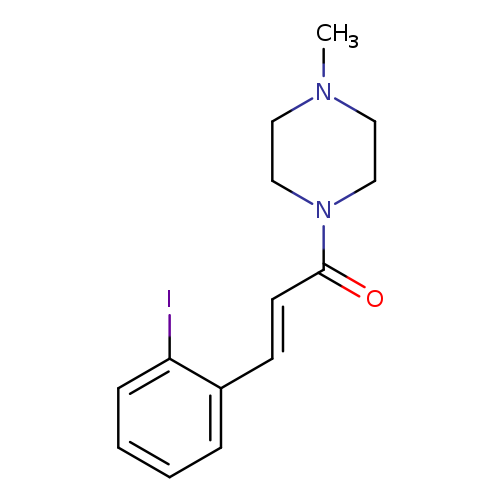 (2E)-3-(2-iodophenyl)-1-(4-methylpiperazin-1-yl)prop-2-en-1-one