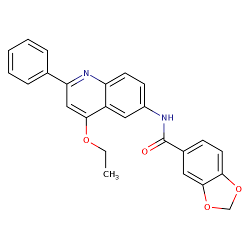 N-(4-ethoxy-2-phenylquinolin-6-yl)-2H-1,3-benzodioxole-5-carboxamide