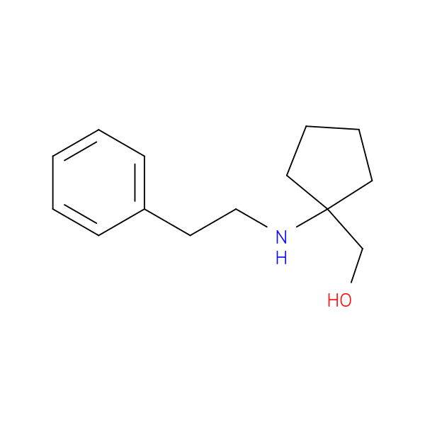 {1-[(2-phenylethyl)amino]cyclopentyl}methanol