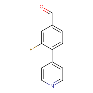 3-Fluoro-4-(pyridin-4-yl)benzaldehyde