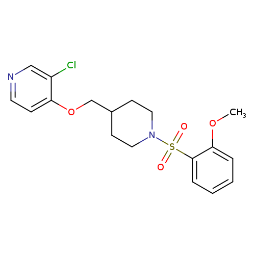 3-chloro-4-{[1-(2-methoxybenzenesulfonyl)piperidin-4-yl]methoxy}pyridine
