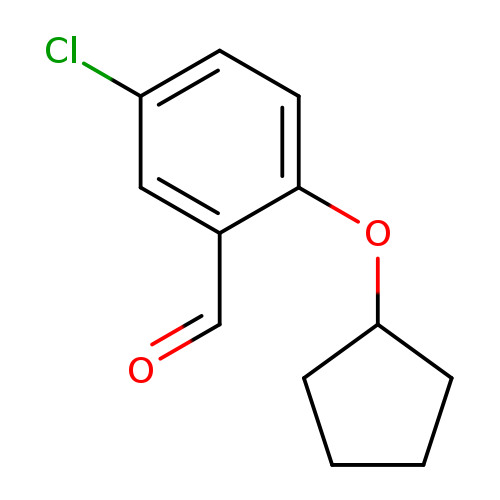 5-chloro-2-(cyclopentyloxy)benzaldehyde